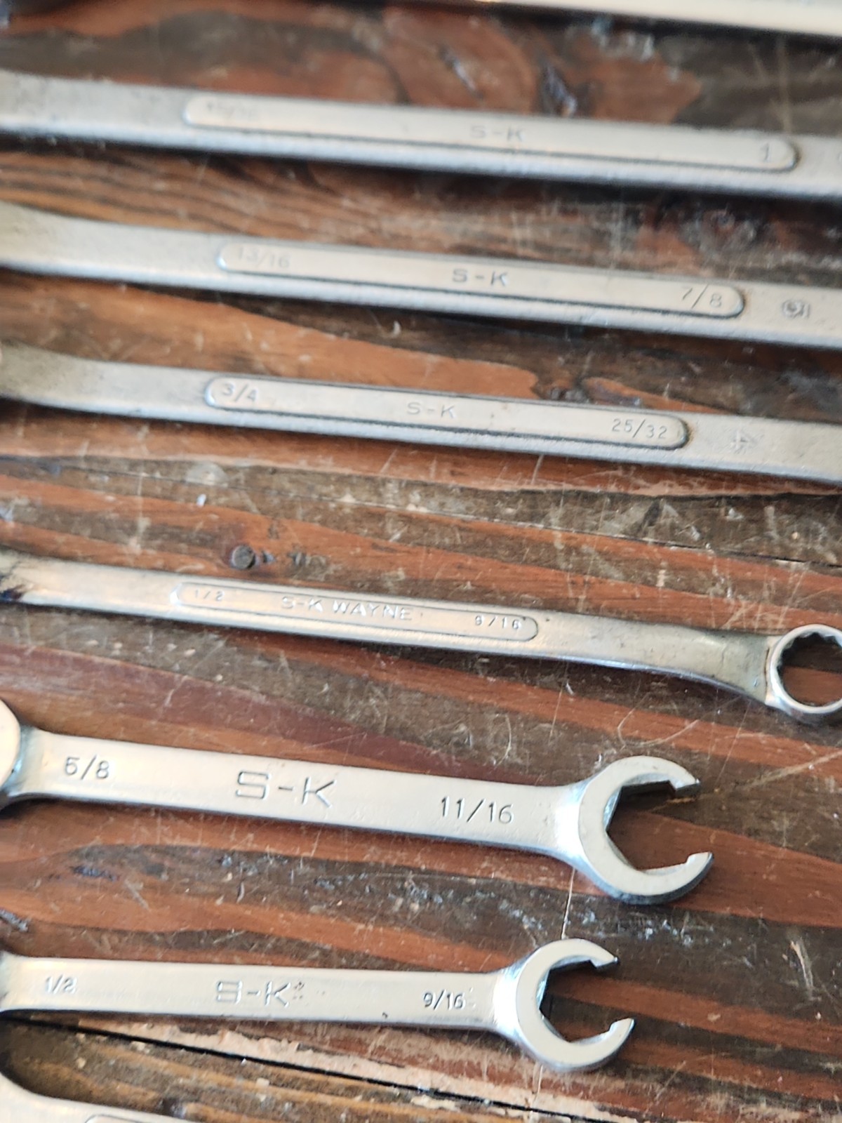 Lot Of 14 SK-Wayne Ratches And Wrenches. Mostly Sk