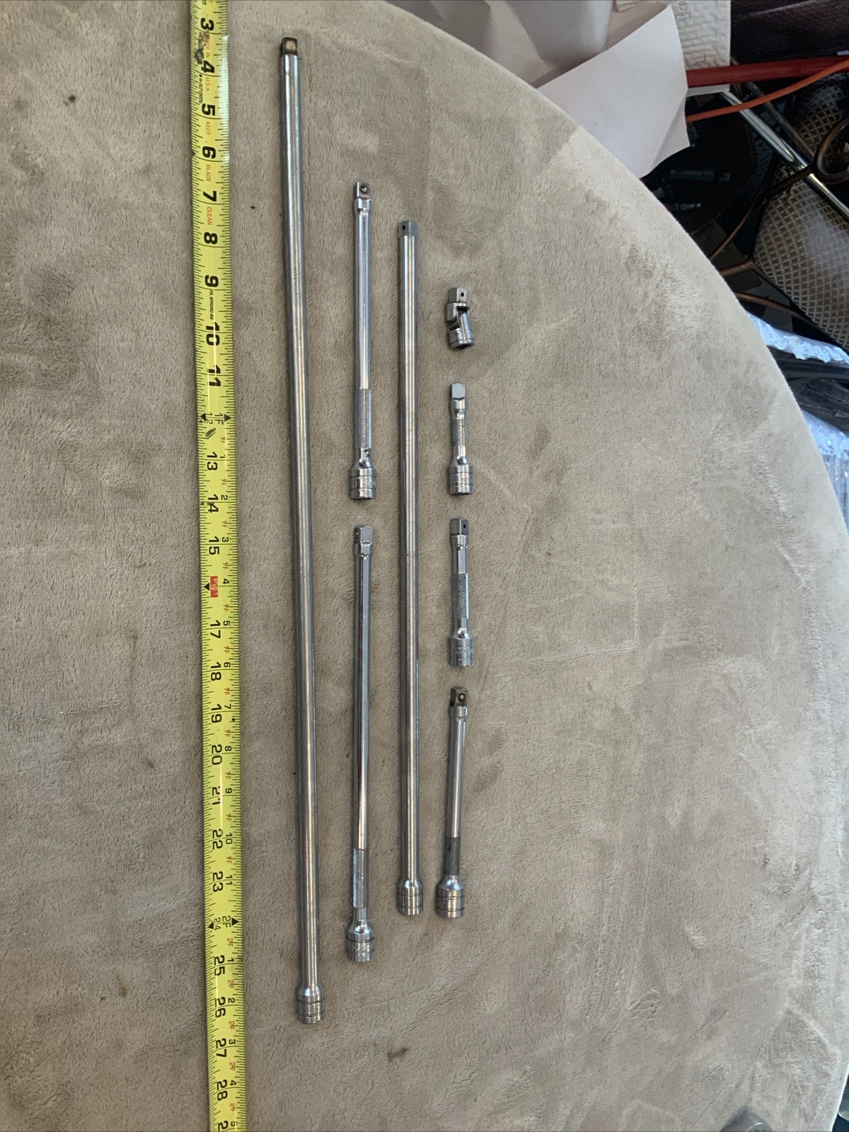 Snap On 3/8 Extension Set, See Pics….different Years I Think, All Snap On….m