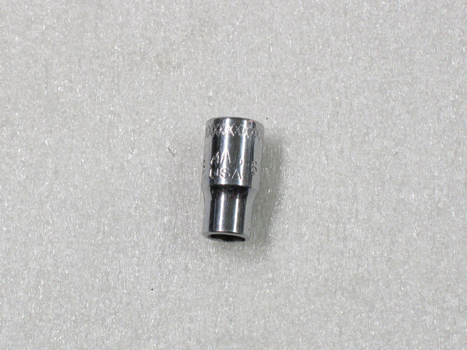 Mac Tools 6MM Shallow 1/4″ Drive 6 Point Chrome Socket M6 6MMR