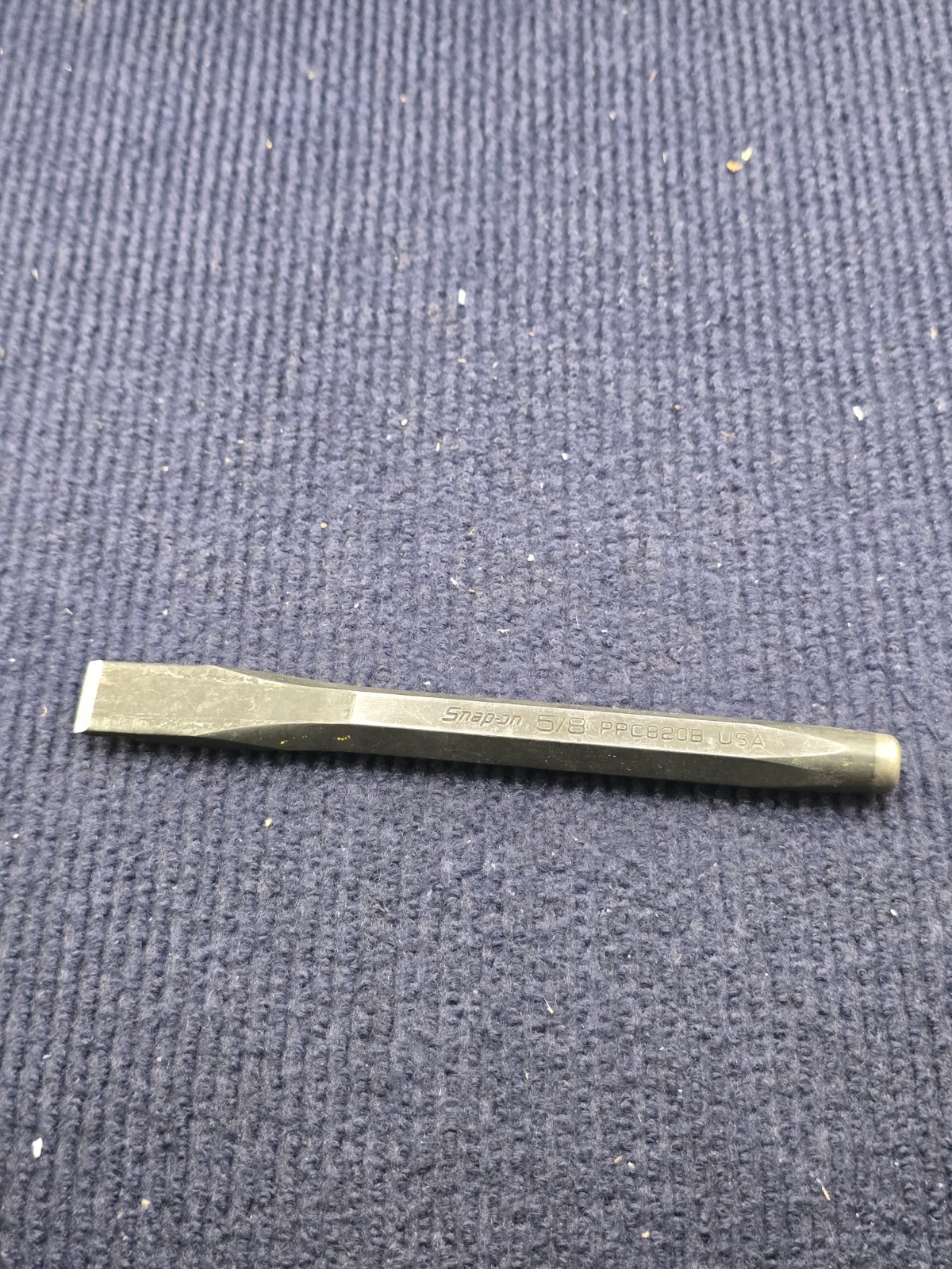 Snap-On PPC820B 5/8-inch Flat-Tip Cold Chisel 6-1/2 inch Length – Black Oxide