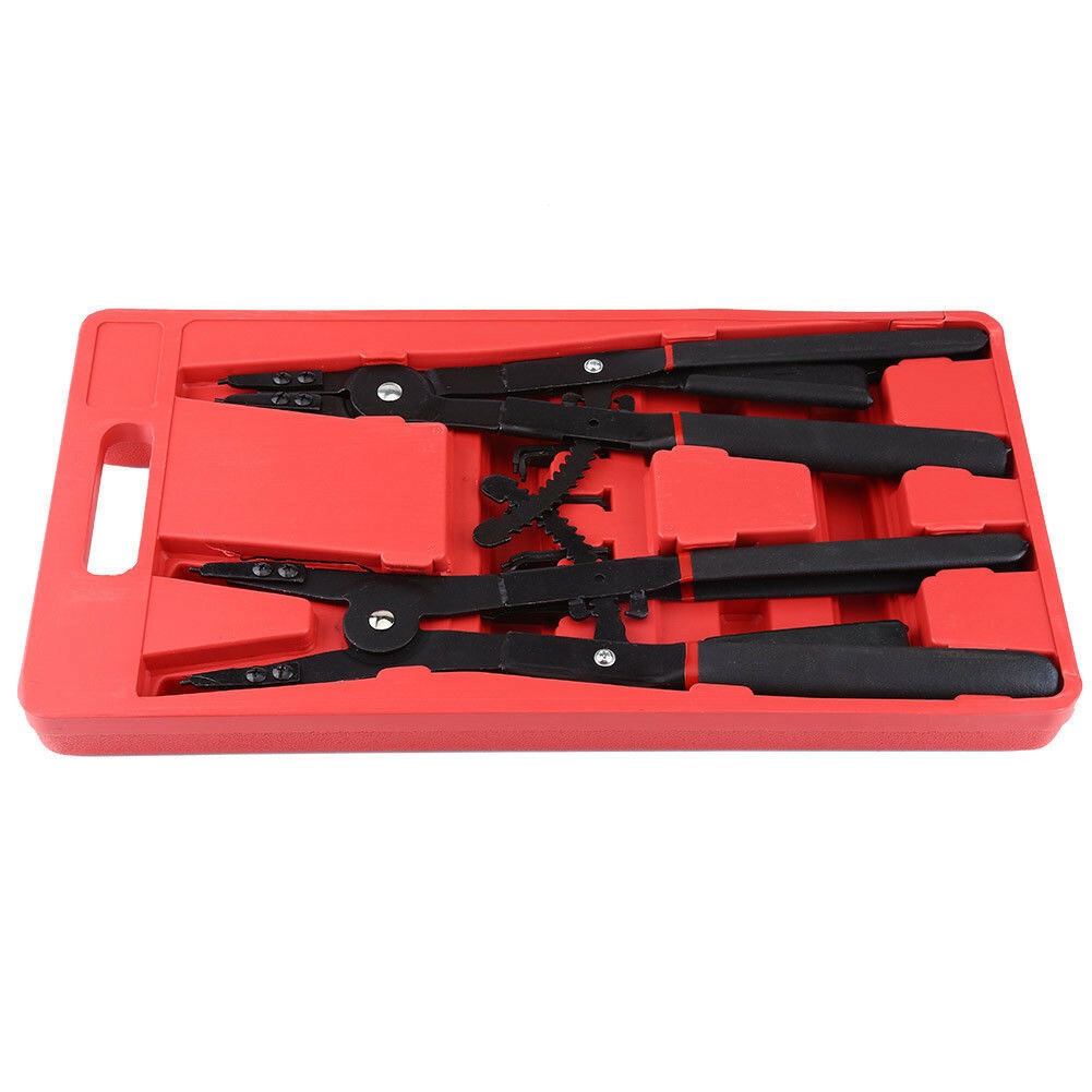 16″ Circle Circlip Ring Retaining Snap Ratchet 2 Plier 12 Tips