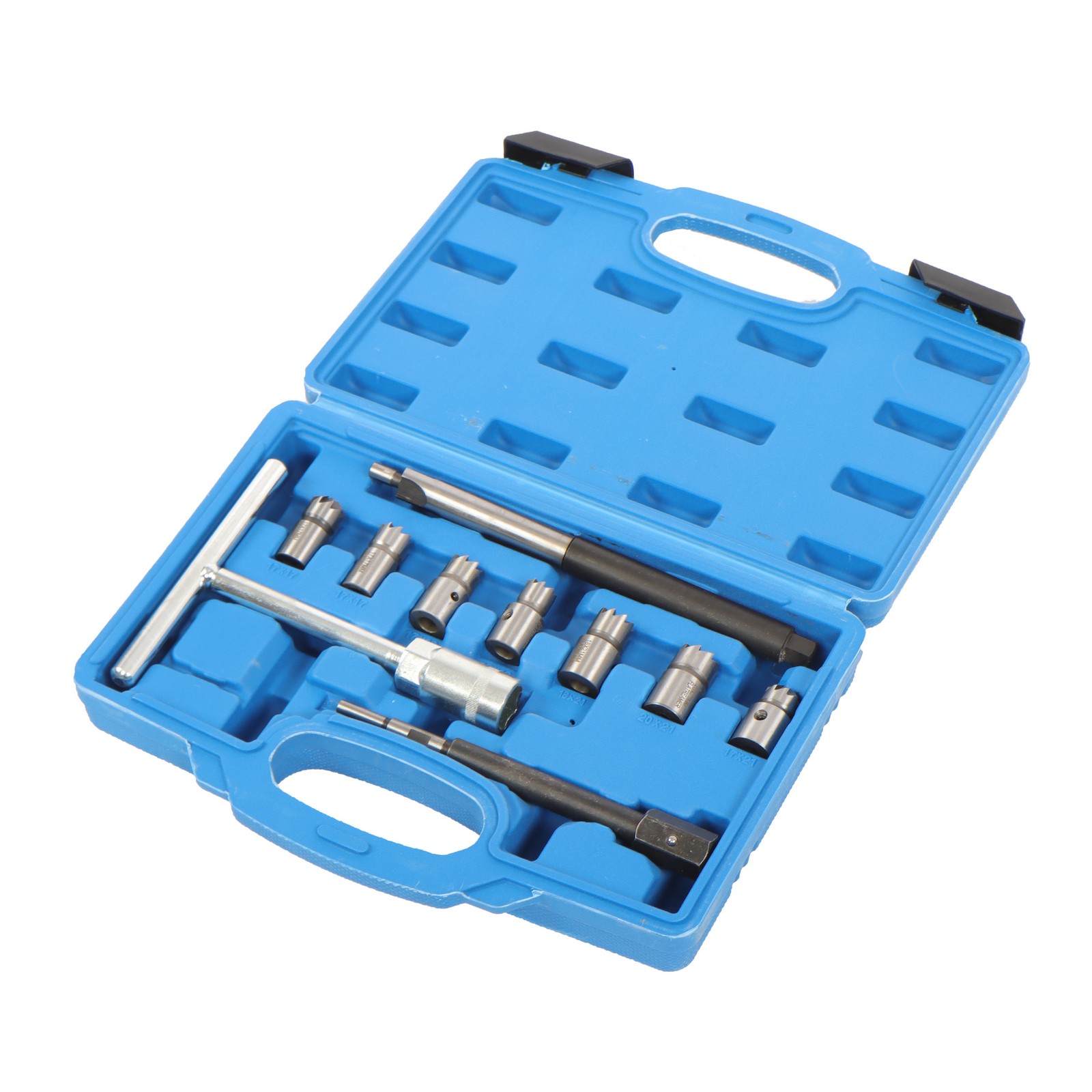 LABLT Diesel Injector Seat Cleaner Tool Diesel Injector Seat Cutter Set Auto Set