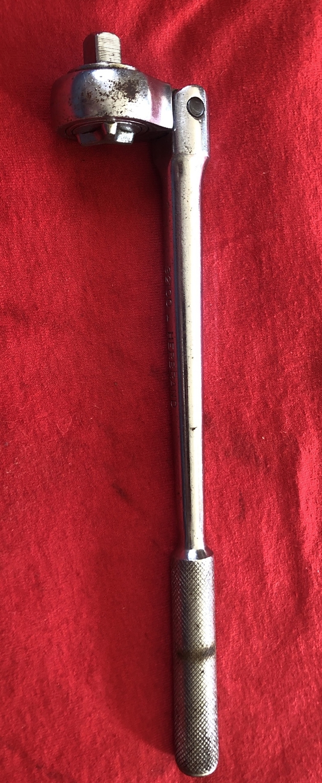 Vintage Herbrand 3/8 Inch Drive Flexhead Ratchet