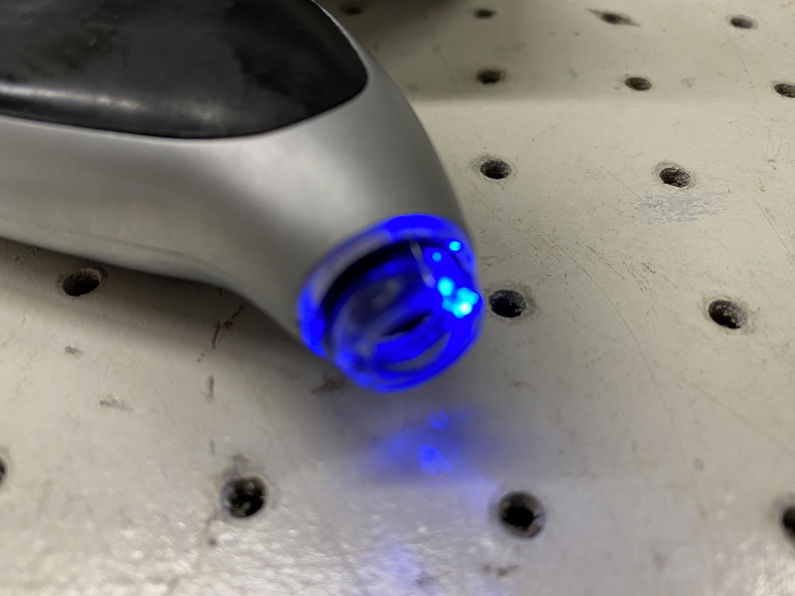Michelin Digital Tire Pressure Gauge Silver With Case LED Light Display Auto