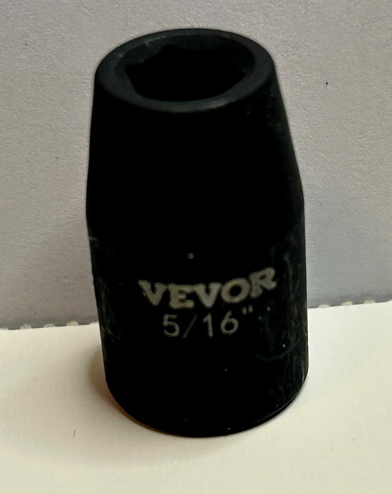 Vevor 5/16″ x 3/8″ Dr Standard Impact Socket 6 Point Free USA Shipping