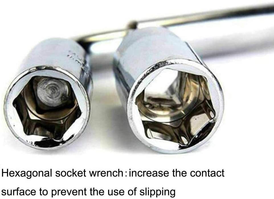 17mm 19mm 21mm 23mm Car Wheel Lug Nut Wrench Standard Sockets Extendable Spanner