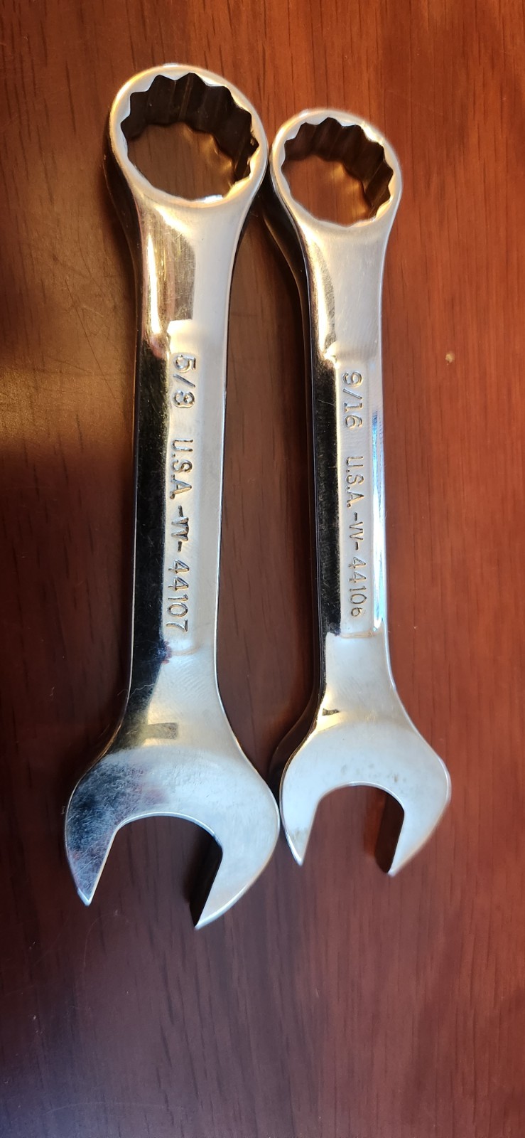 Craftsman VV USA Stubby Vintage 7 Piece SAE Combination Wrench Set Standard 12pt