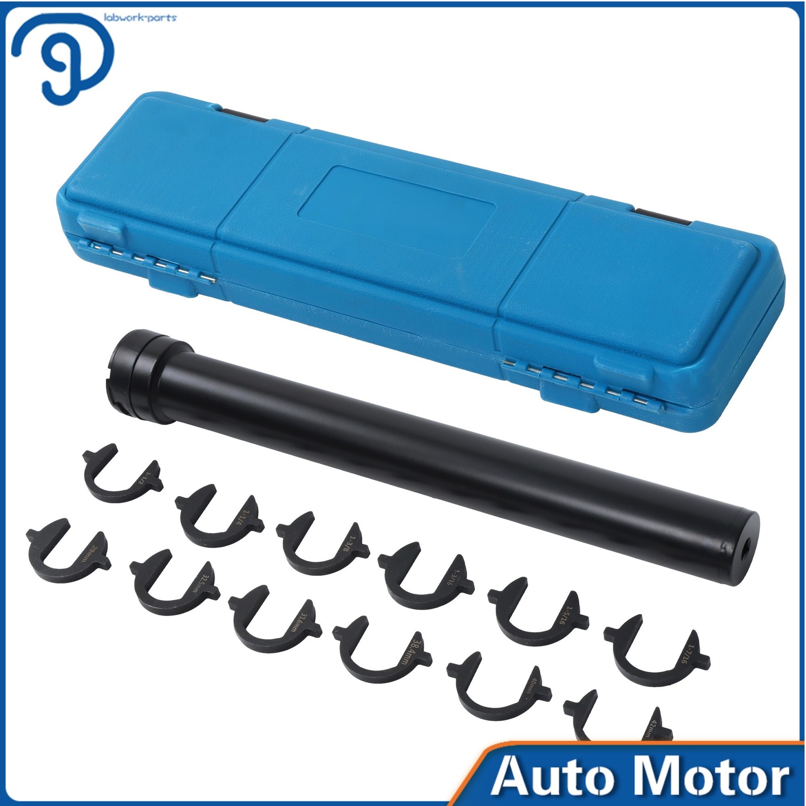 Inner Tie Rod Removal Installation Tool Set with 12 SAE & Metric Adaptors 13pc