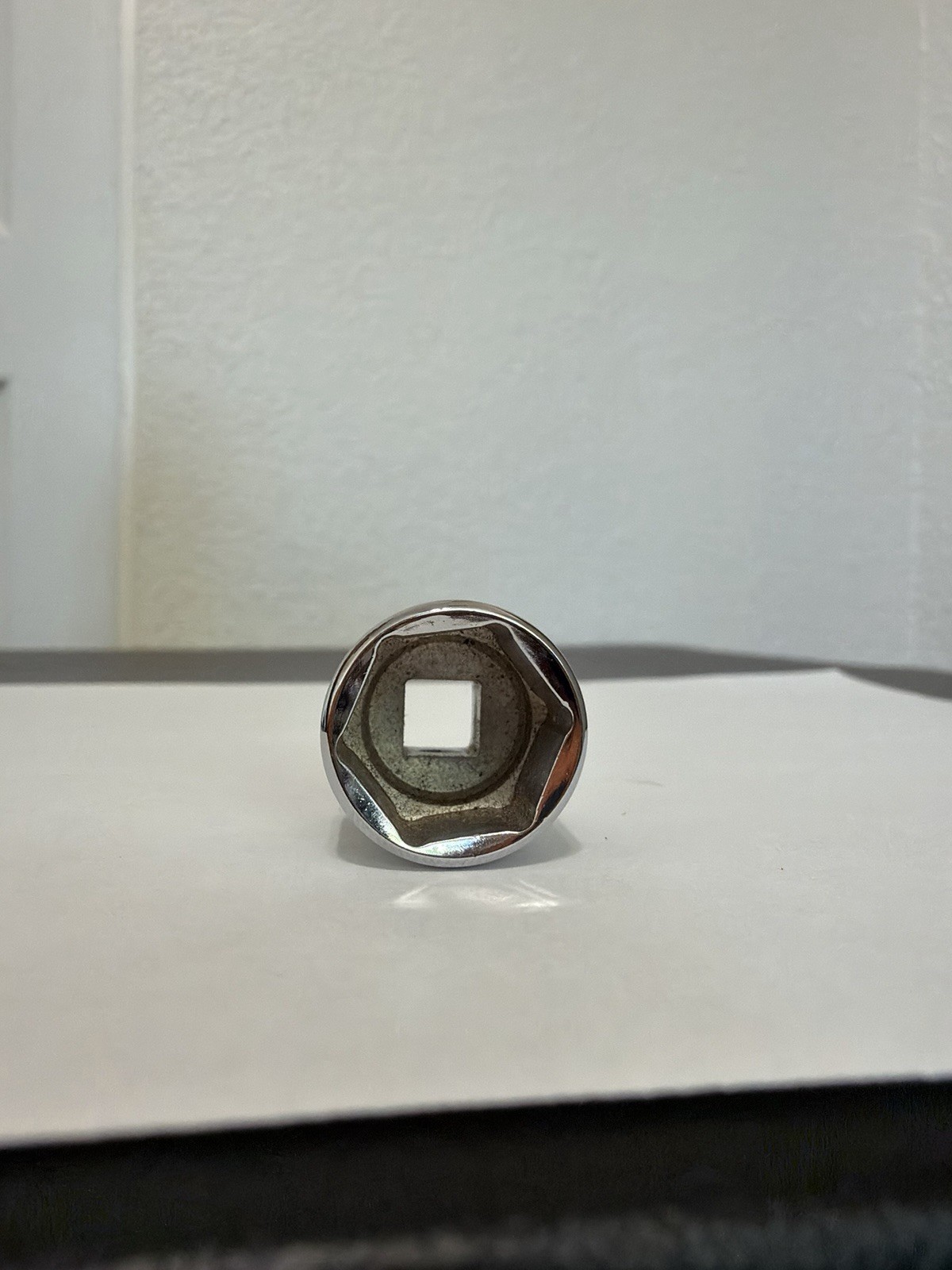 SNAP ON 9/16″ TM18 1/4″ DRIVE SAE 6 POINT SHALLOW CHROME SOCKET TM 18 9/16 «