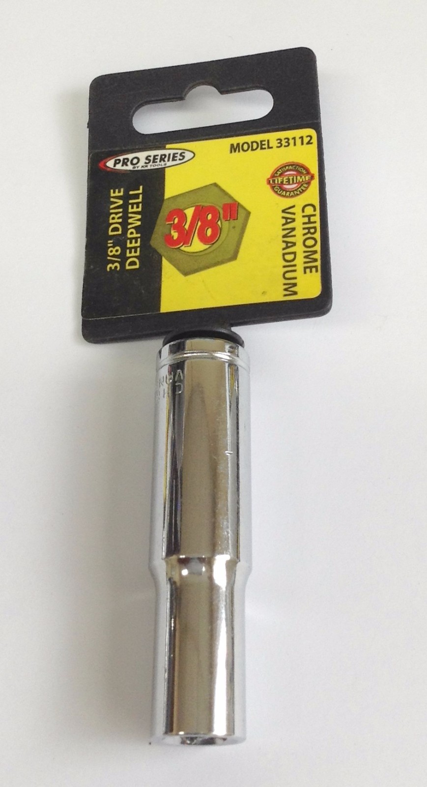 Lot of (2) KR Tools Pro-Series 3/8″ Drive 6 Point Deep Well SAE 1/2″ Socket