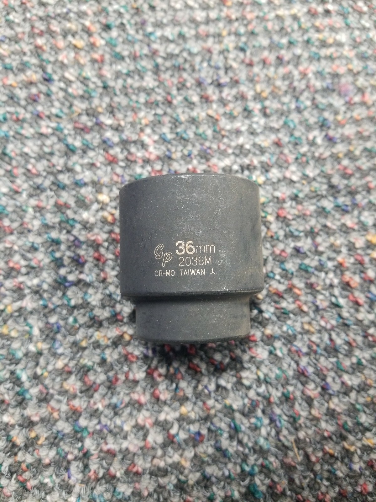 1/2″ Drive Standard Metric Impact Socket – 36mm Grey Pneumatic GRE2036M