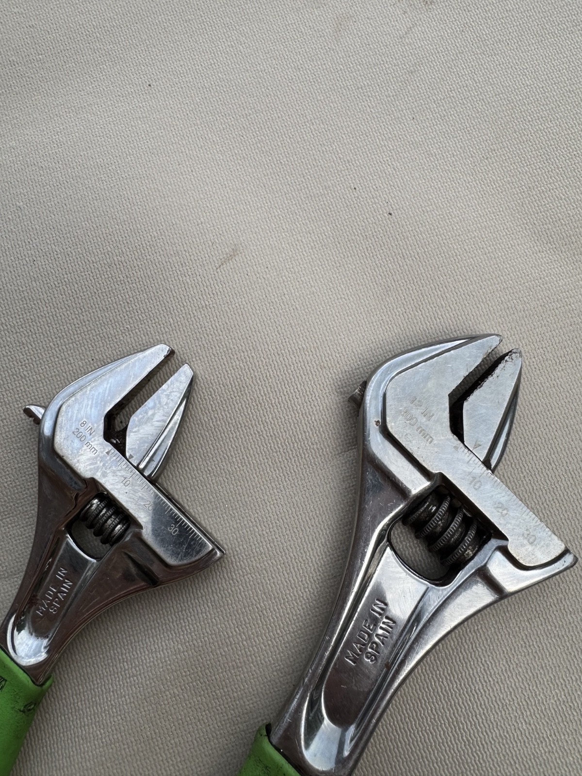 Snap-on™ 8″ 12″ Green Flank Drive Plus Adjustable Wrench Set FADH702C1G
