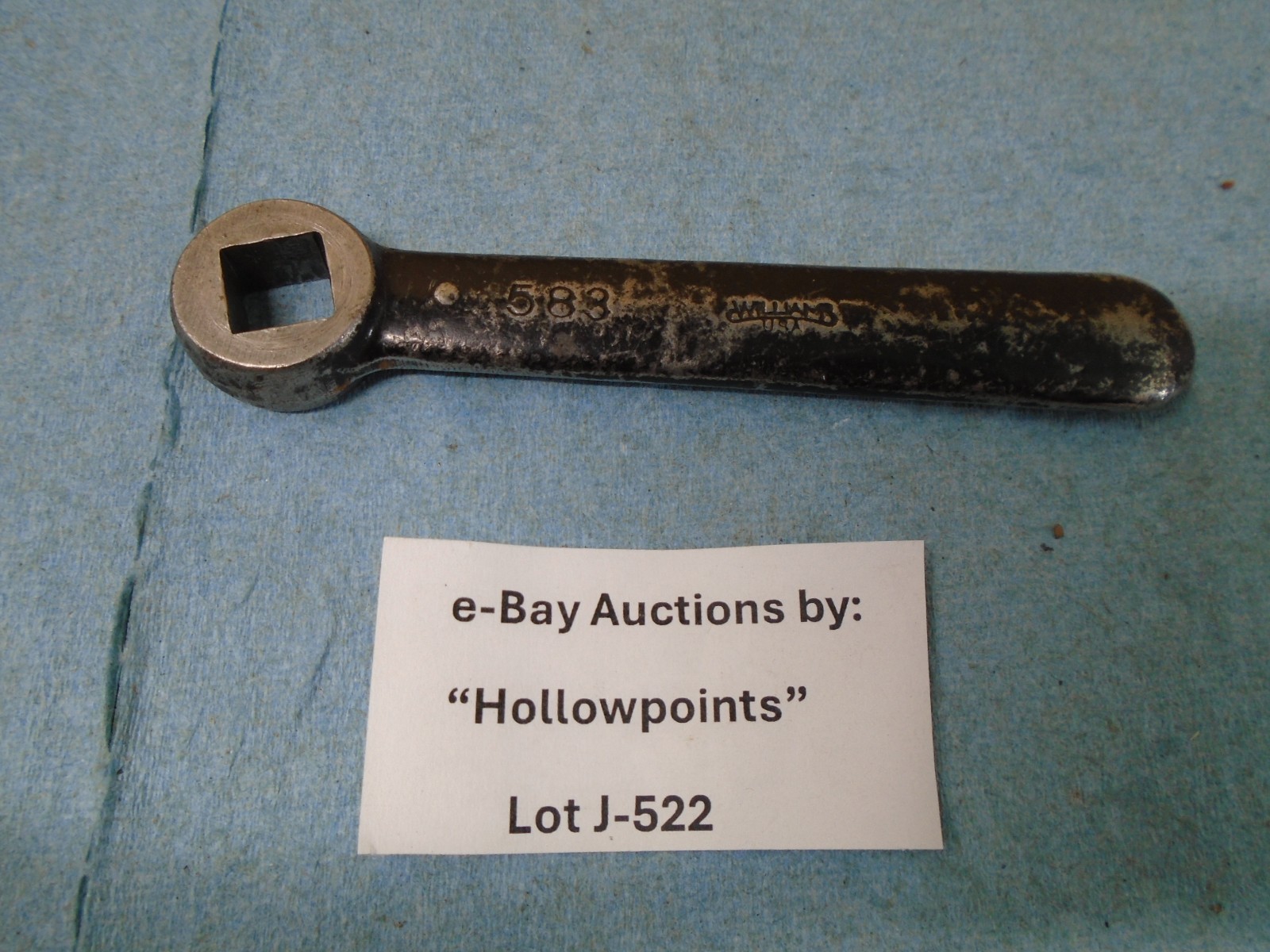 Williams USA No. 588 Toolpost Wrench 3/8″ Square End for Machinist Lathe J522