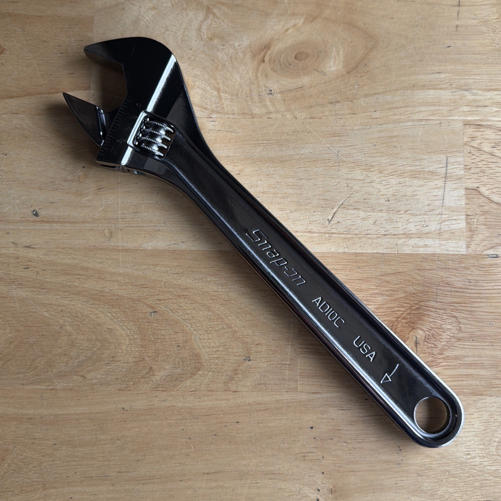 Snap On Tools 10″ Adjustable Wrench 250mm AD10C USA NEW 2024 Date Code