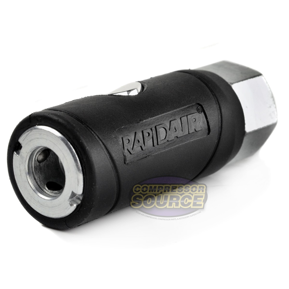 1/4″ FNPT Safety Coupler Industrial Style Air Plug 1/4″ Body Push Button Release