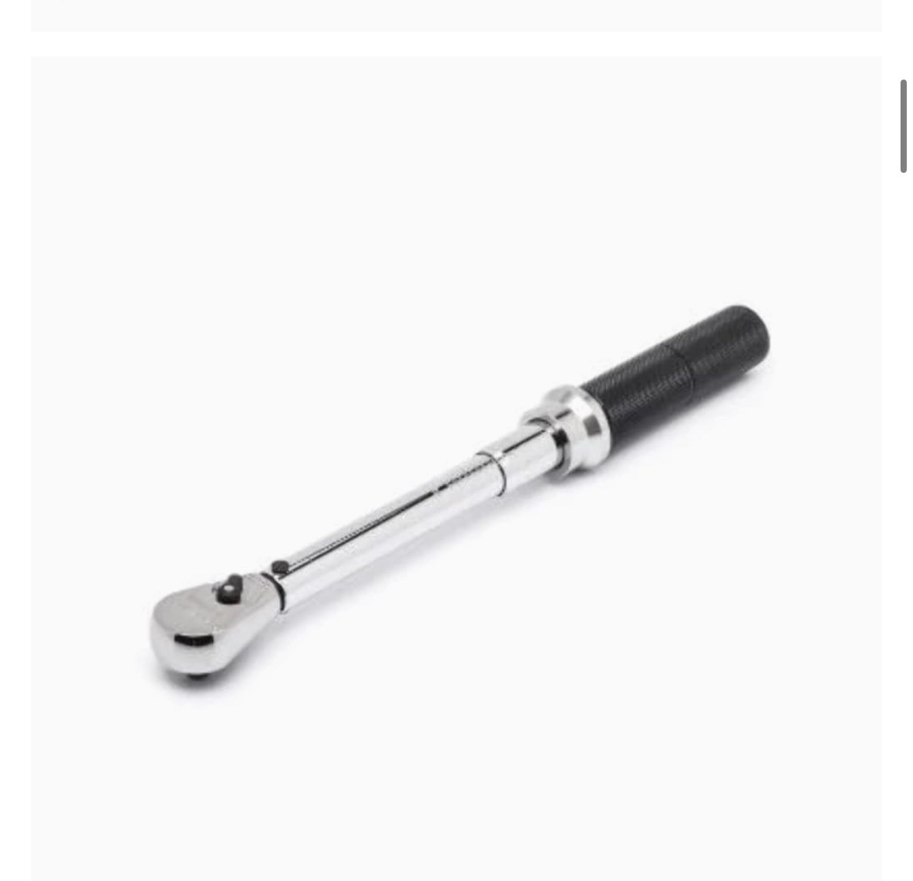 GEARWRENCH 1/4″ Drive Micrometer Torque Wrench 30-200 in/lbs. 85060