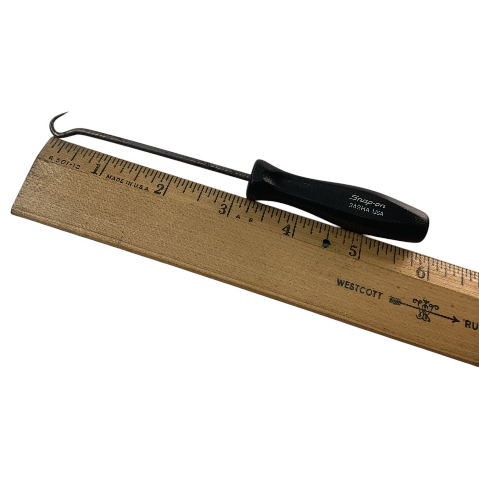 Snap-On Mini Hook Pick 3ASHA Black Hard Handle As Pictured Mechanic Tool USA