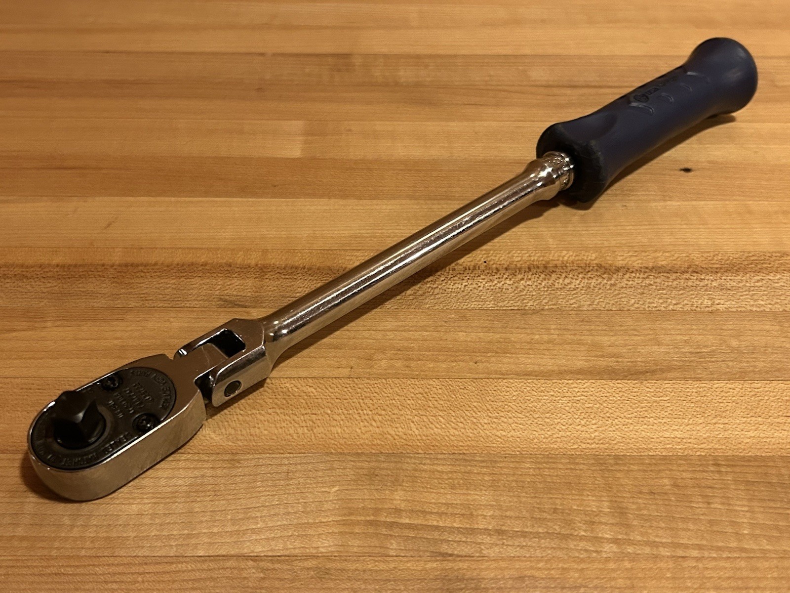 Snap-on Tools | Custom 3/8” FHLF80A Long Flex Power Blue Prybar Handle Ratchet