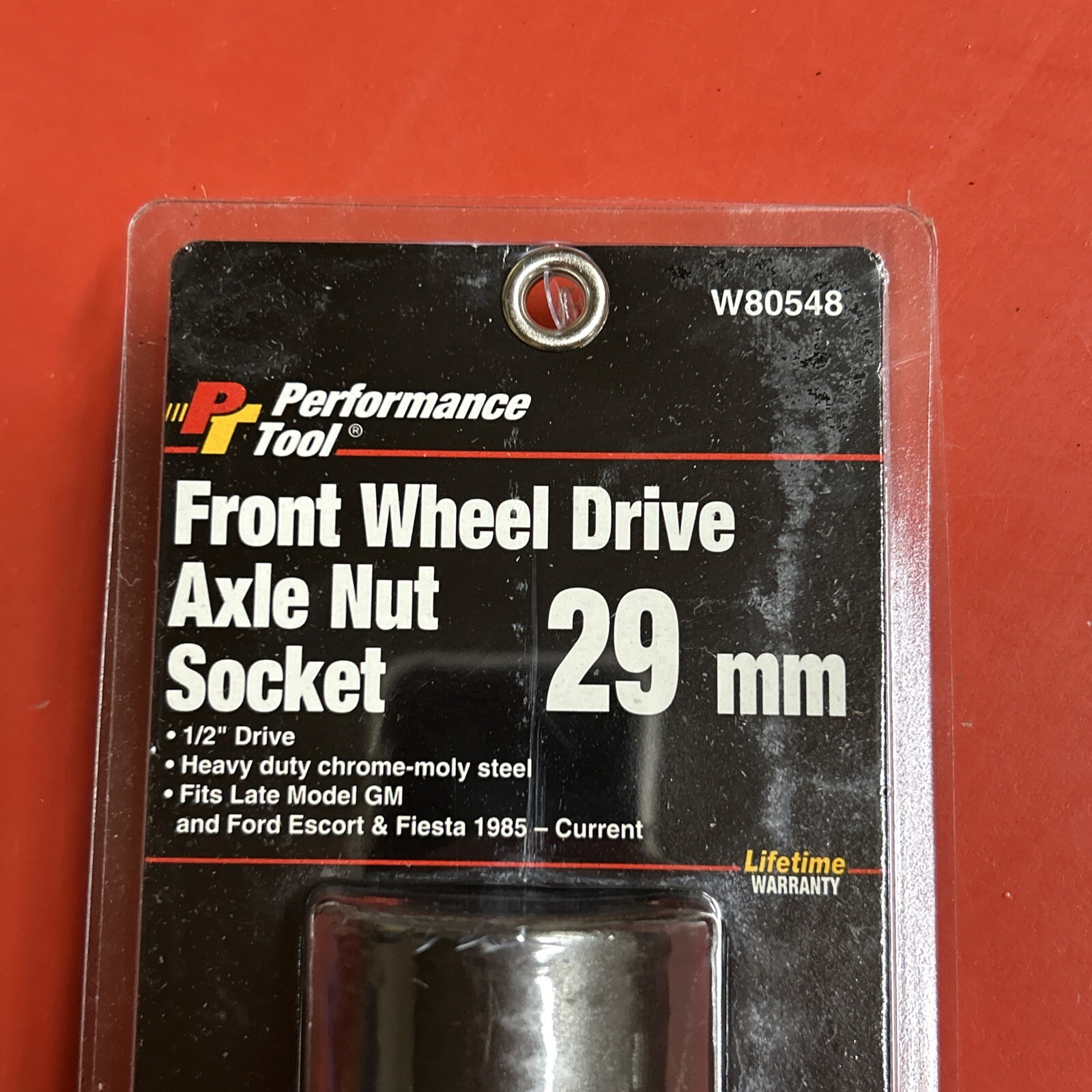 Performance W80548 29mm Front Wheel Drive Axle Nut Socket, 1/2″ Drive Impact