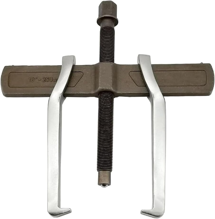 Durable 10-Inch Chrome Vanadium 2-Jaw Gear Puller for Easy Component Disassembly