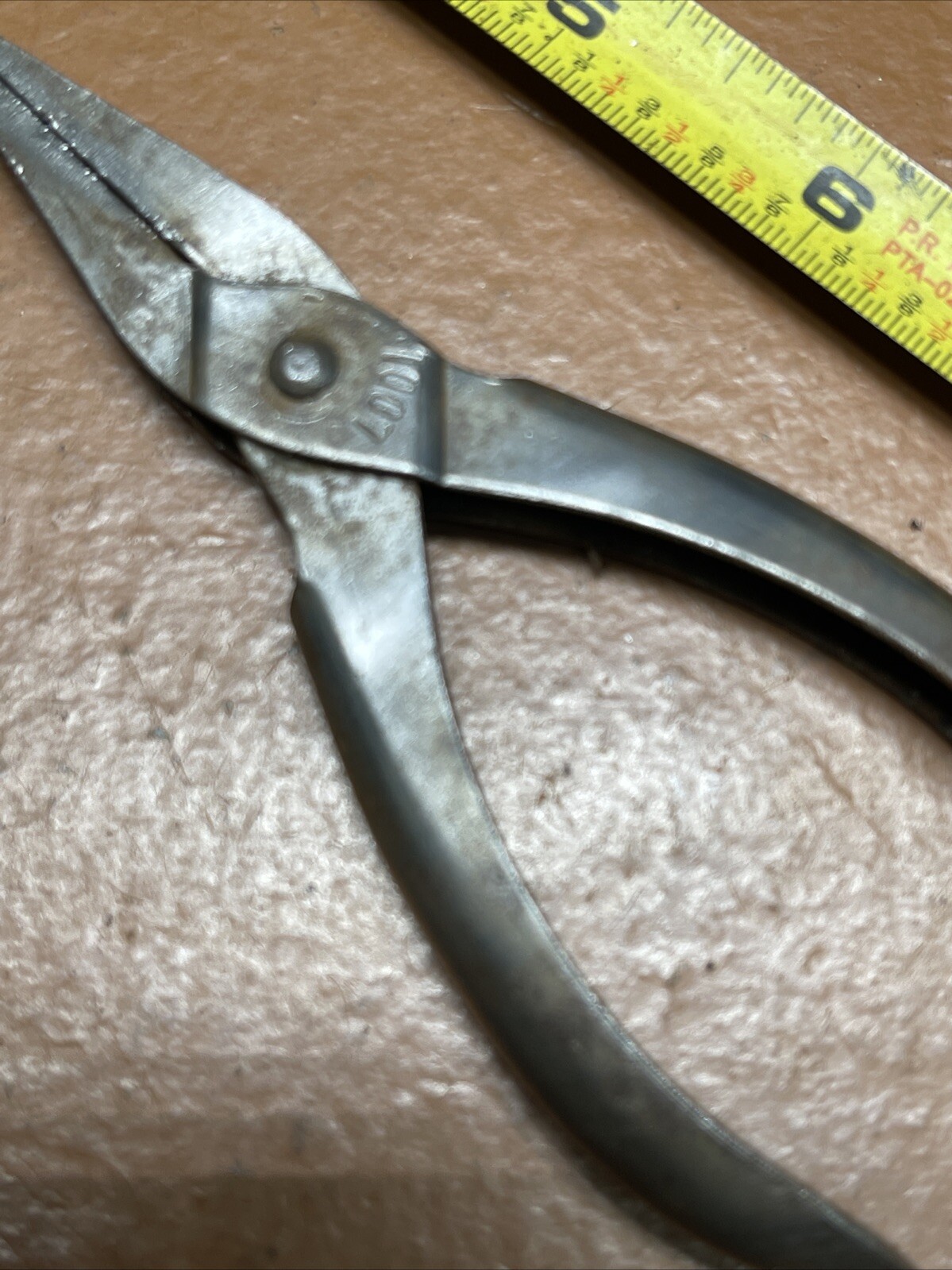 Vintage Lodi USA 4 1/2 In Inch Long Duck Bill Pliers Working Pat 1894 & 1900