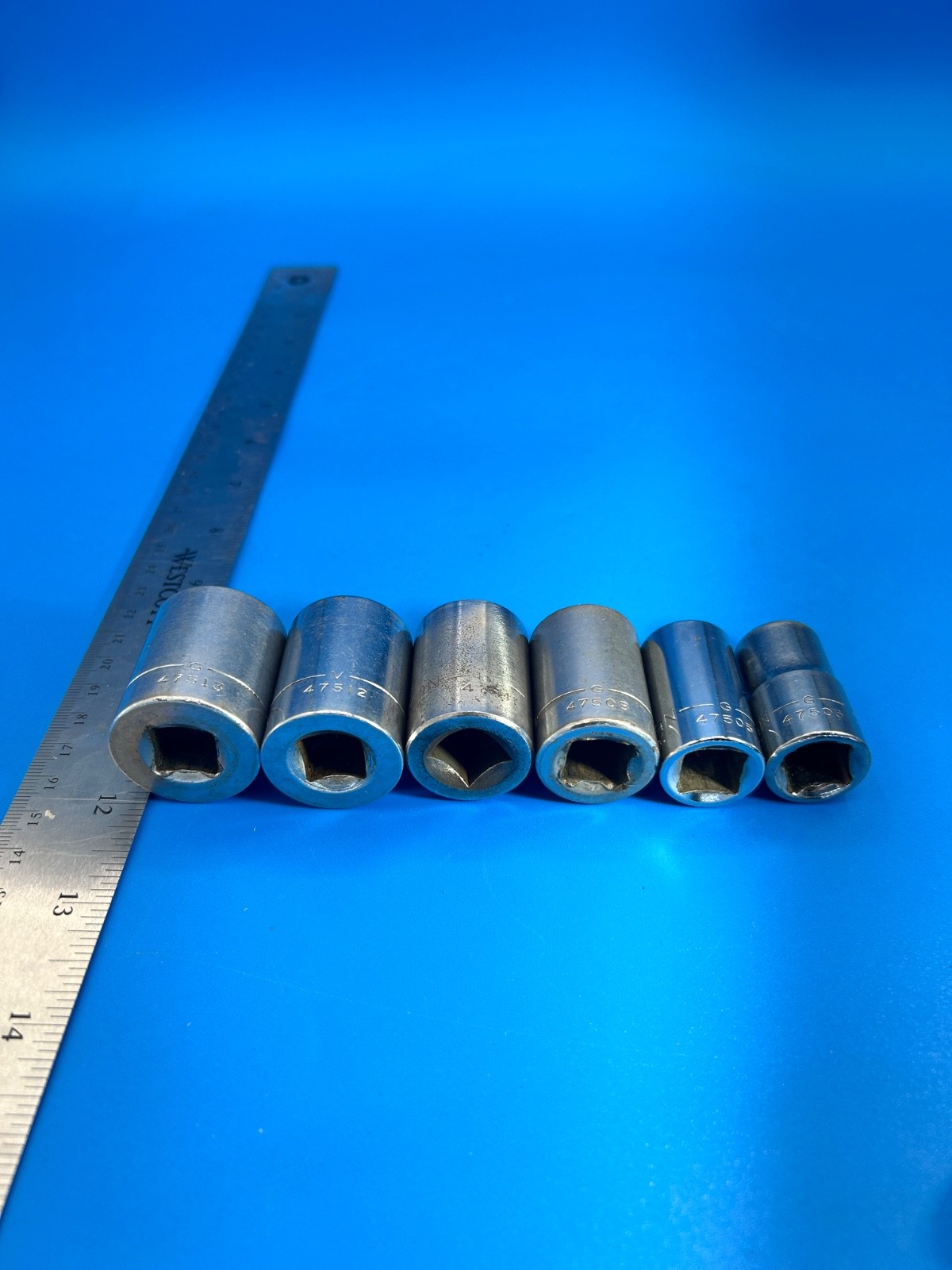Craftsman Socket Set 1/2” Drive 9/16” to 15/16” 6 Pieces T-5-6