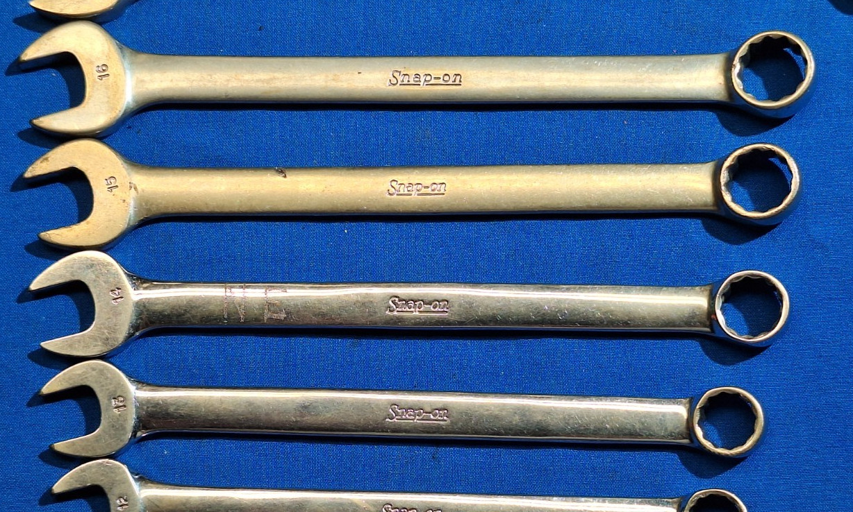Snap-On OEXM710B +1 11pc Metric combination wrench set 20mm – 10mm