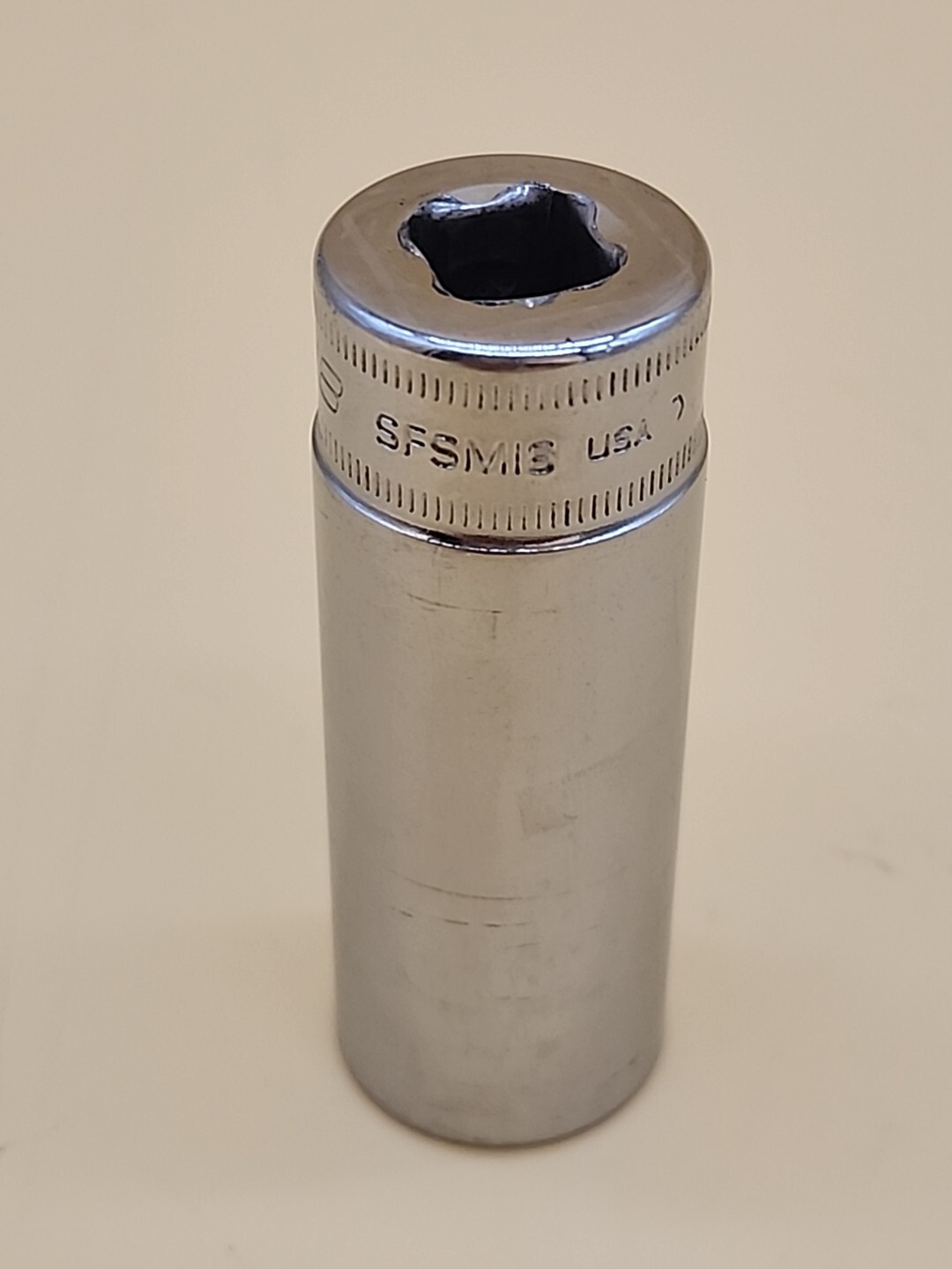 Snap-on Tools Deep Well Chrome Socket 3/8″ Drive 18mm Metric 6-Point SFSM18