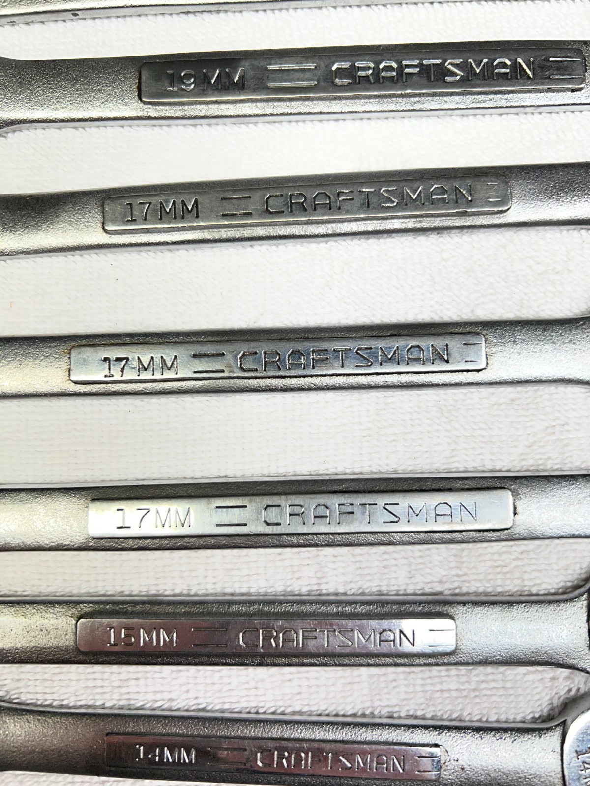 Craftsman V series Combination Wrenches Metric Lot of 11 USA made