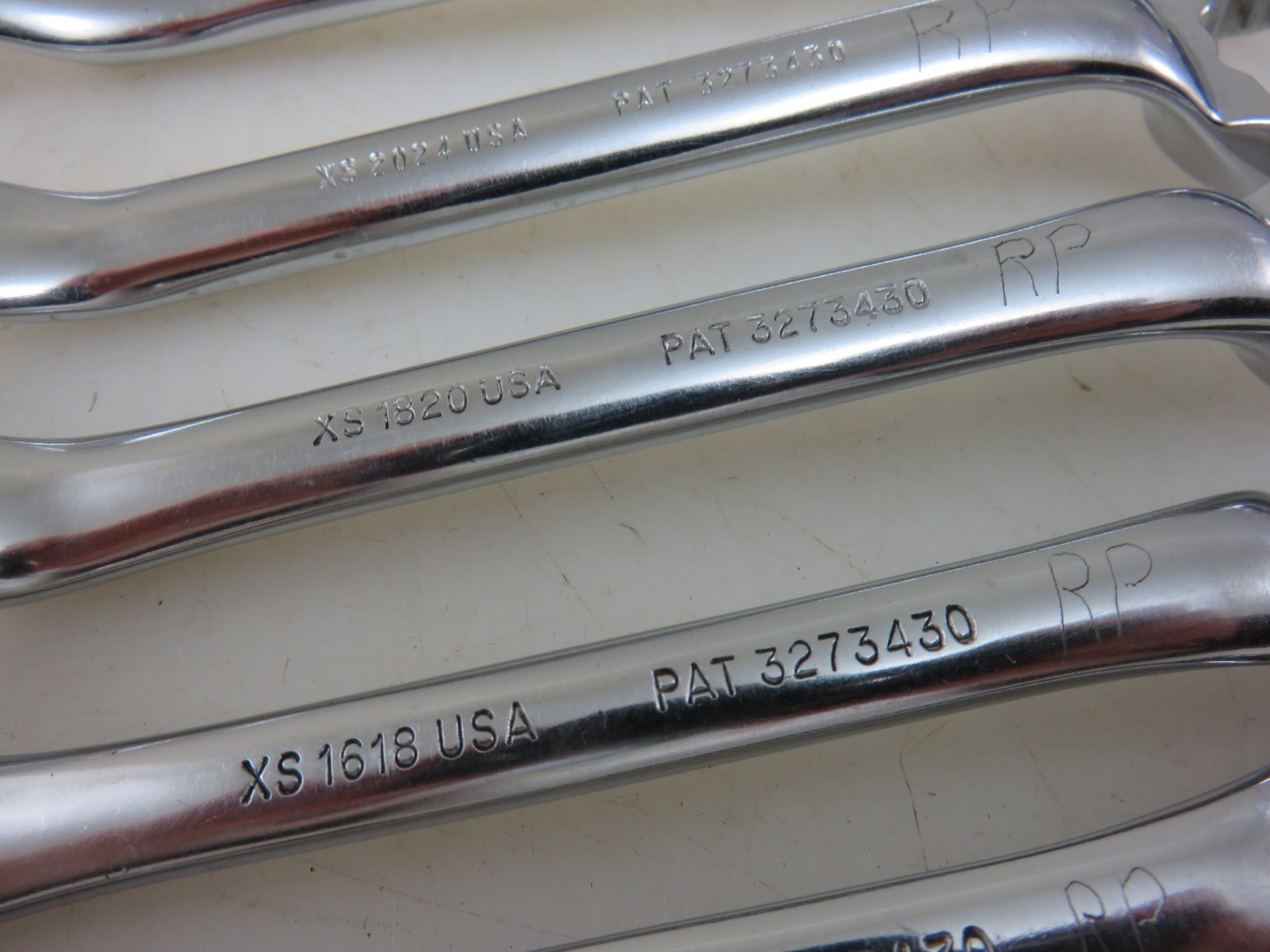 Snap-On XS SHORT Offset Box End Wrench 8pc Set 3/16″-13/16″ **NO 1/4″ x 5/16″*