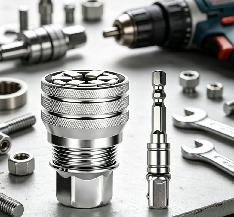 Drill Adapter 3/8″ Drive Universal Ratchet Socket Wrench Auto Repair Tool