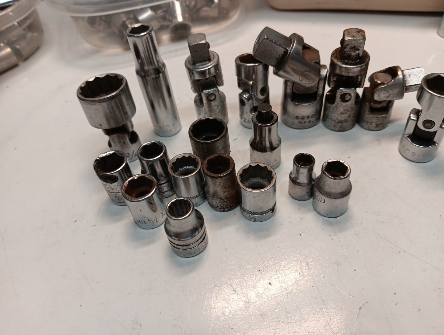 Mixed Lot Of 19 All Made In USA Sockets,swivels (Mixed Sizes/mixed Brands See Di