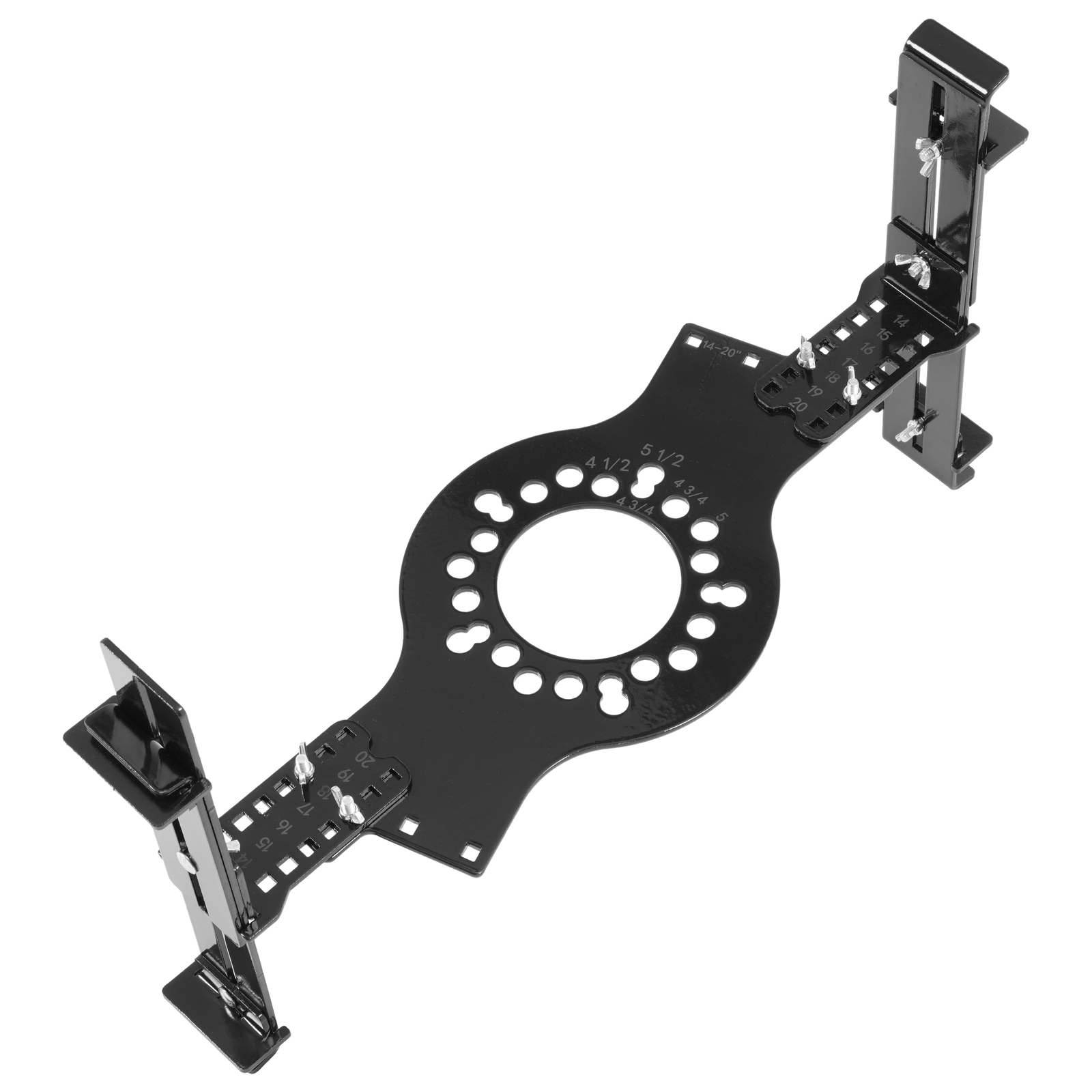 5-Lug Pattern 14″-22″Wheel Fitment Simulator Tool Tire Size For Measuring Mockup