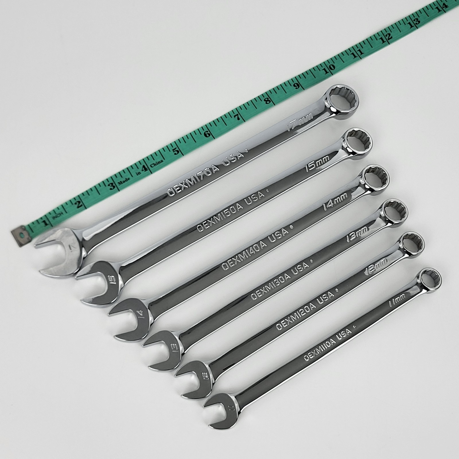 Snap-On Tools – 6pc OEXM 12Pt Metric Combo Flank Drive Wrench Set – 11-15 17mm