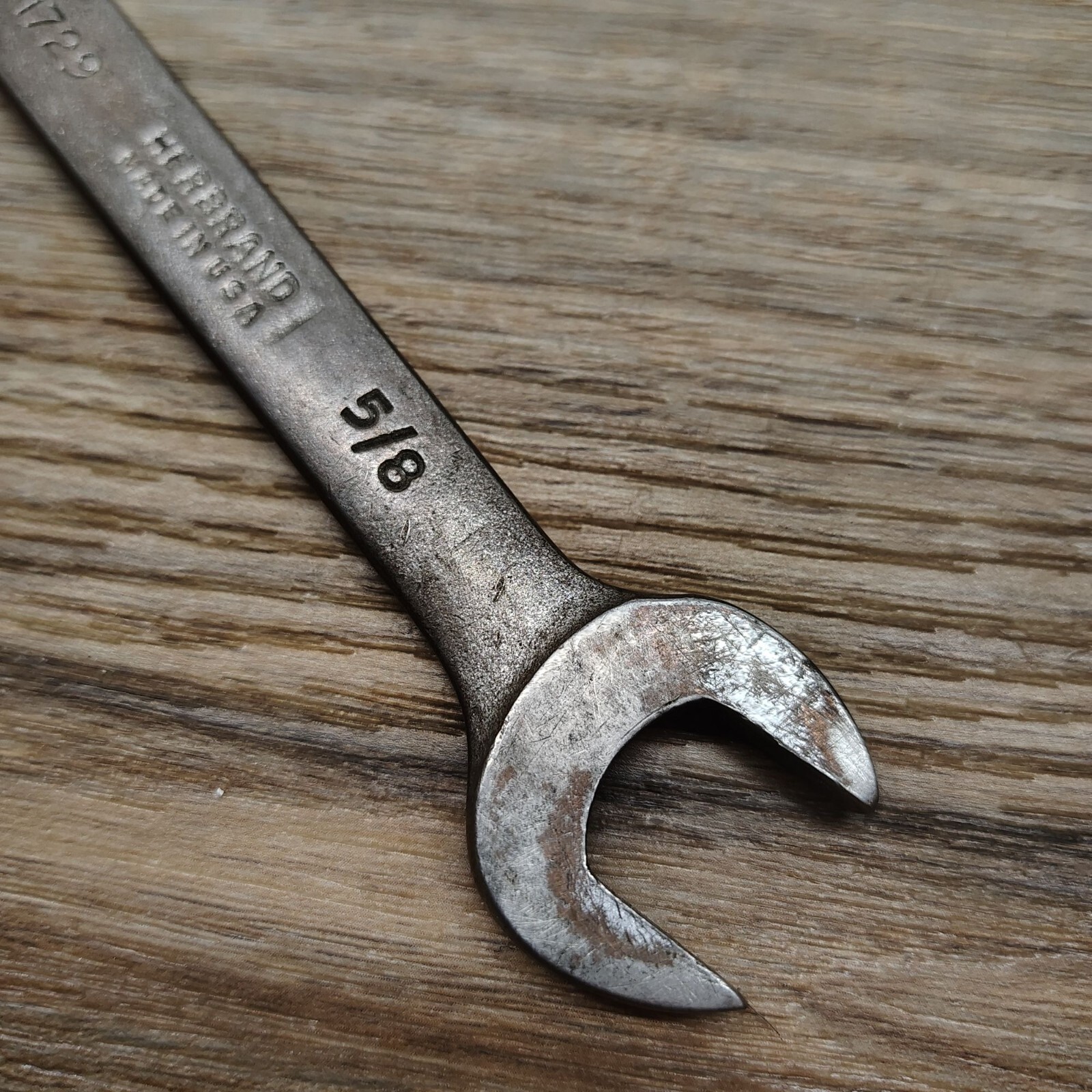 Herbrand 1729 Open End Wrench 5/8″ and 3/4″ Vintage USA