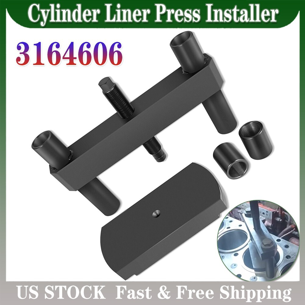 🆙3164606 Cylinder Liner Press Installer Tool For Cummins ISX X15 Liner Press👍