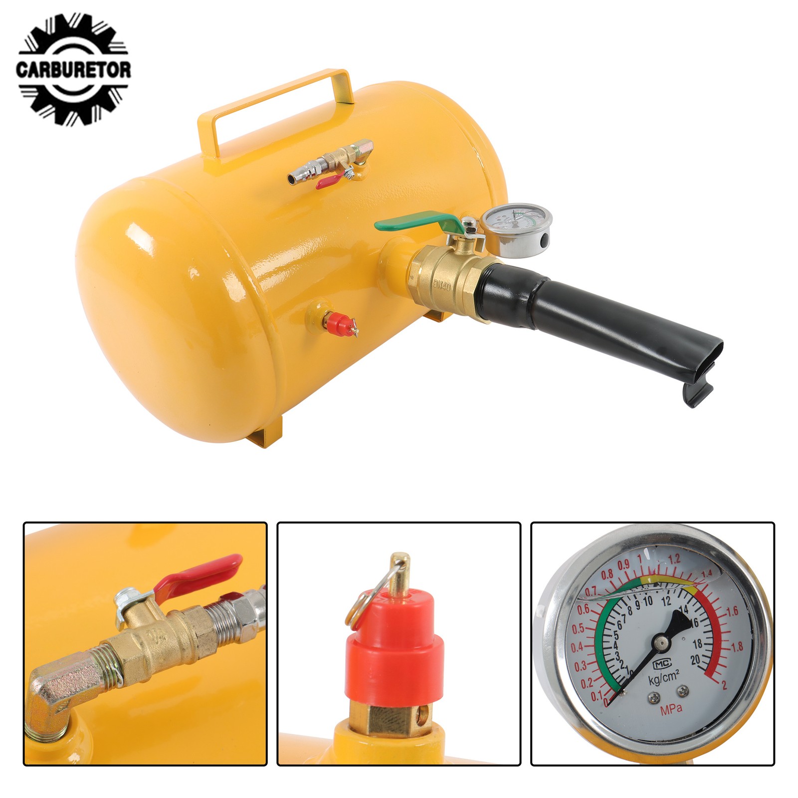 New 5 Gallon Heavy Duty Air Tire Bead Seater Blaster Seating Tool 145 psi