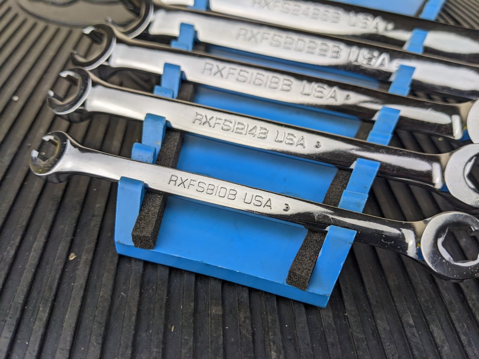 #be249 SNAP ON RXFS605B SAE 6 PT DOUBLE FLARE NUT WRENCH SET 1/4″- 13/16″