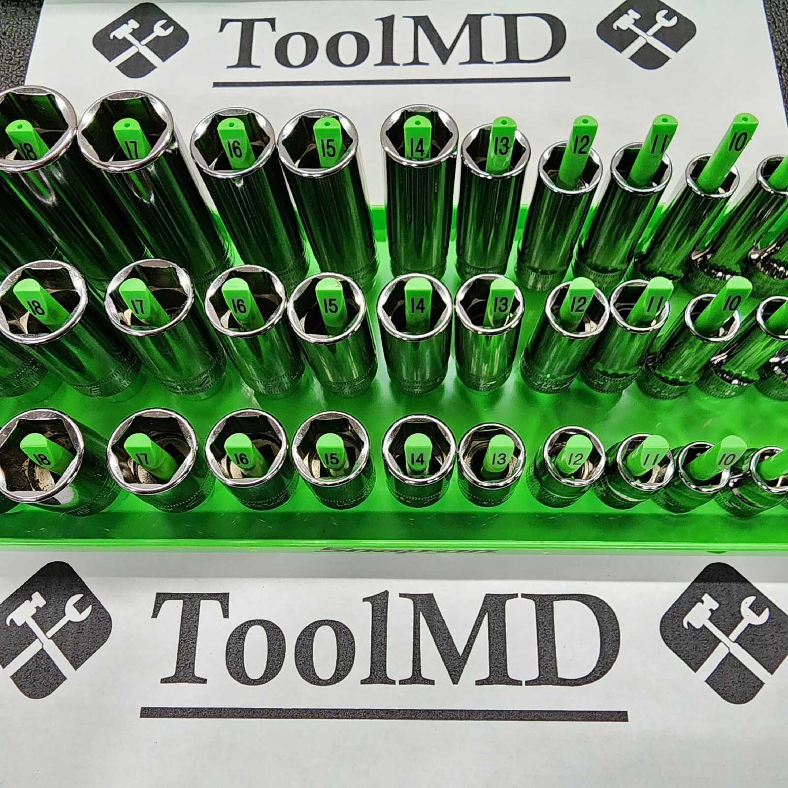 Snap-on Tools USA NEW 84-Piece SAE & Metric 3/8″ Dr 6-Point MASTER Socket Sets