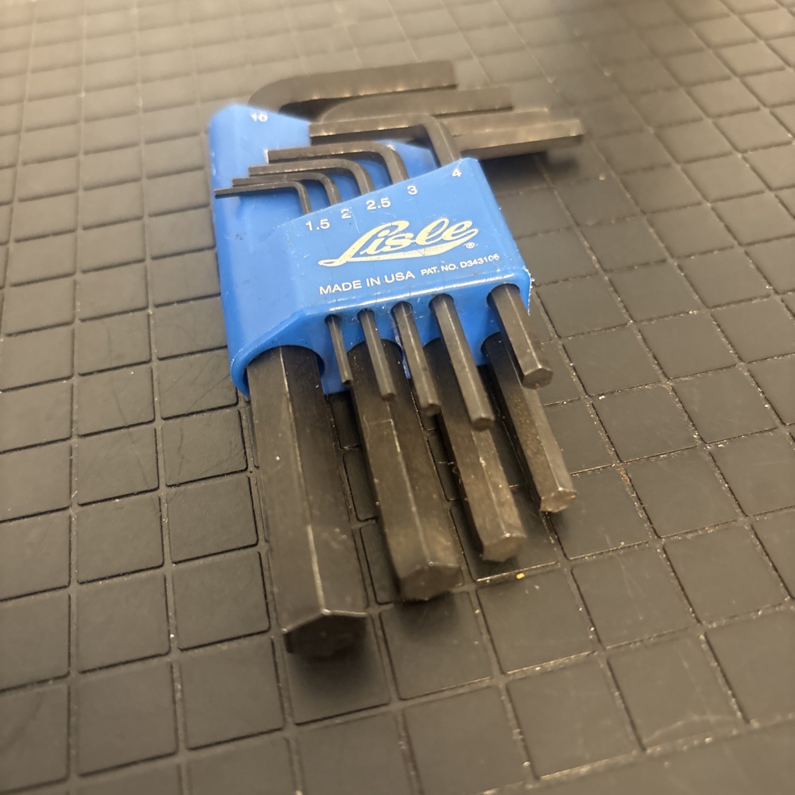 Lisle 42300 Metric Allen Set 9 piece 1.5,2,2.5,3,4,5,6,8,10mm