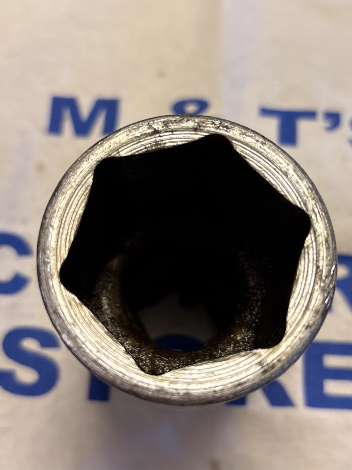 Vintage Snap-on Tools USA 3/4″ Drive 6pt 1-7/16″ Deep Chrome Socket LS-462