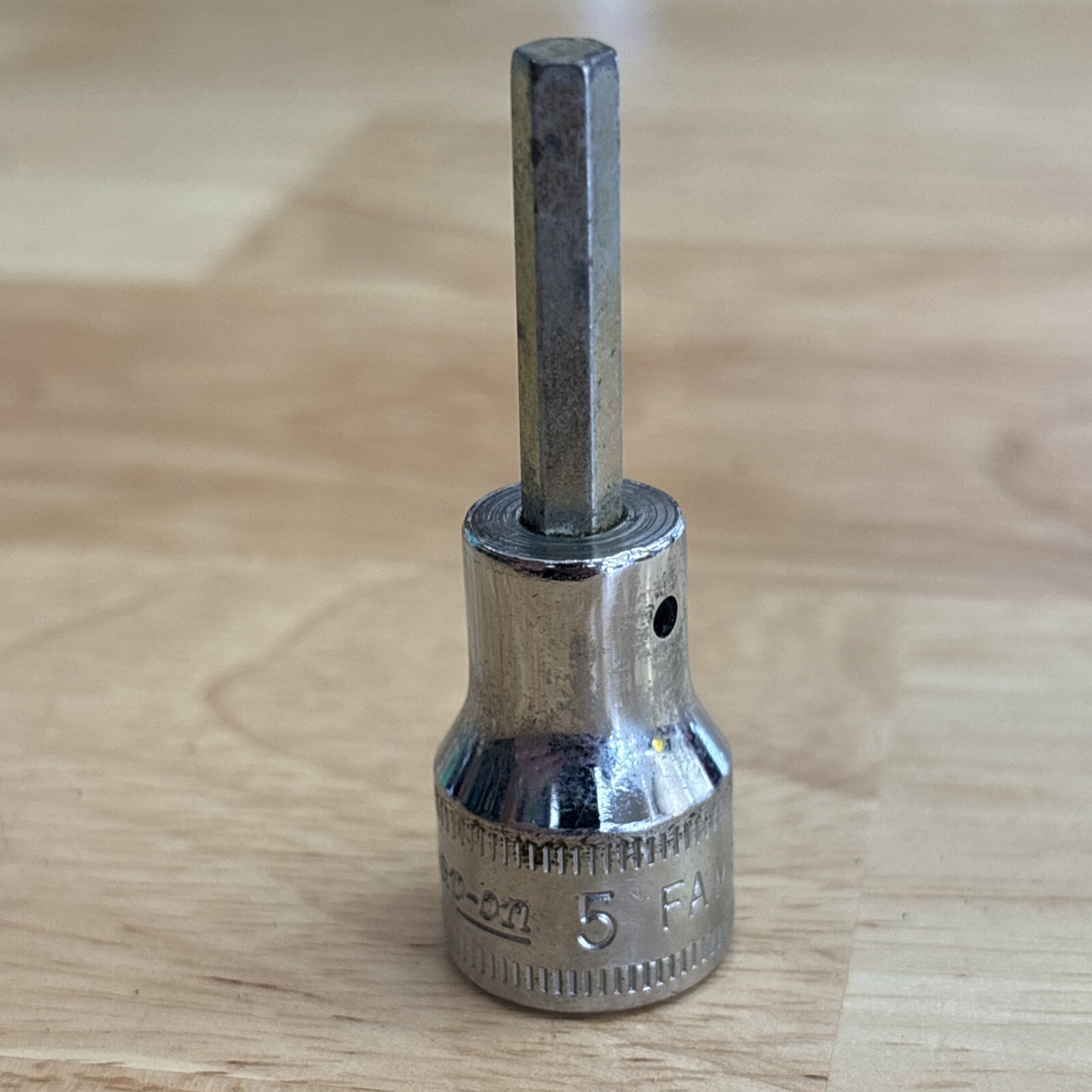 Snap On 5mm Hex Bit Driver Socket 3/8″ Drive FAM5A Vintage USA