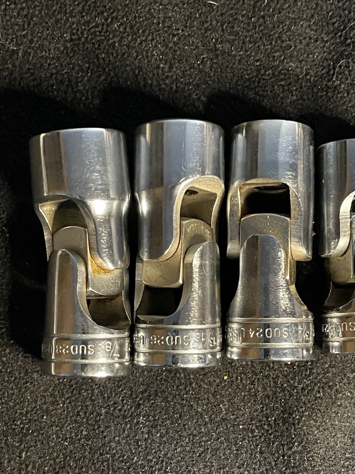SNAP-ON SUD SERIES 1/2″ DRIVE 6 PIECE 12 POINT SWIVEL SOCKET SET 9/16″ TO 7/8”