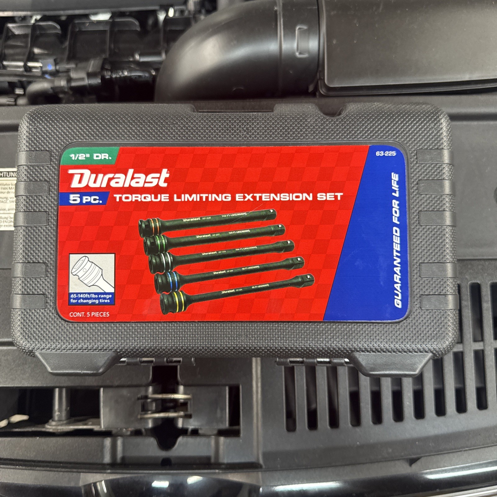 Duralast 1/2″ Set DR * 5pc Torque Limiting Extension 63-225