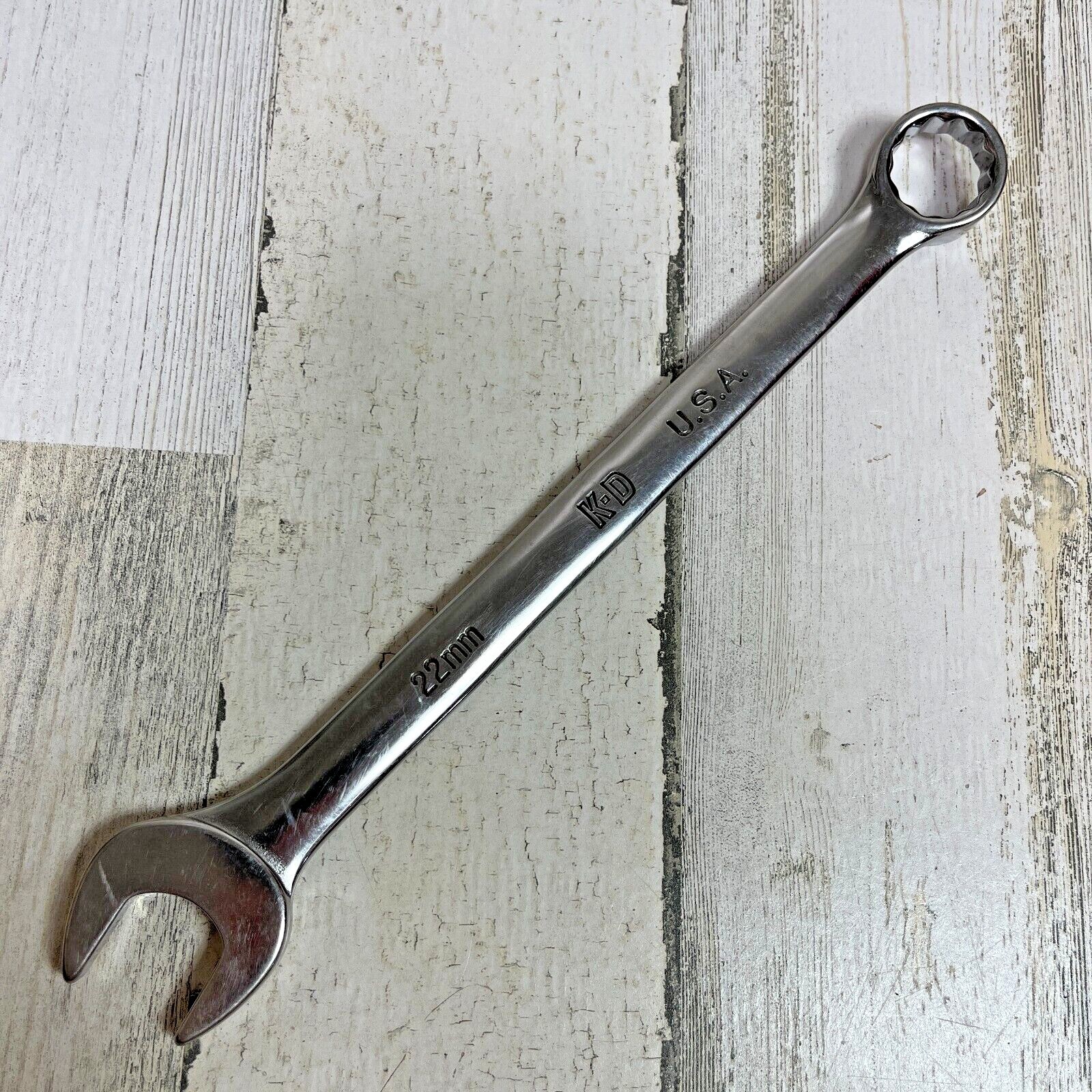 22mm KD Combination End Wrench – Part Number 63622 – Made in USA K-D