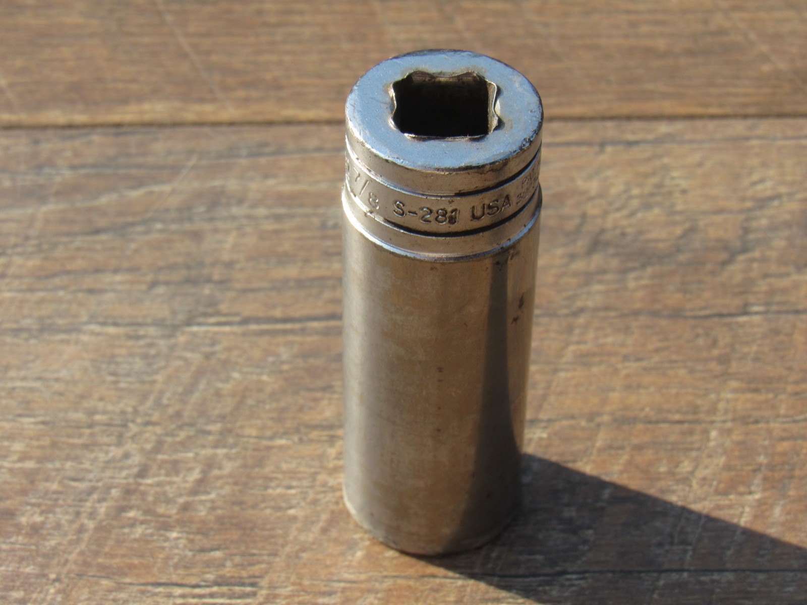 SNAP ON 7/8″ S281 1/2″ DRIVE SAE 12 POINT DEEP CHROME SOCKET UNDERLINE S 281 7/8