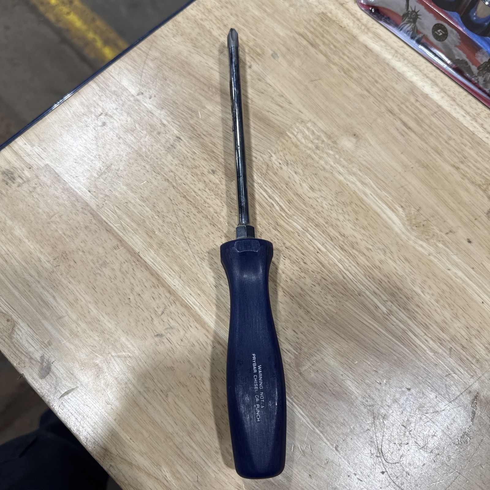 Snap-on Tools USA NEW DARK BLUE Hard Handle P3 Phillips Screwdriver SDDP63IRAB
