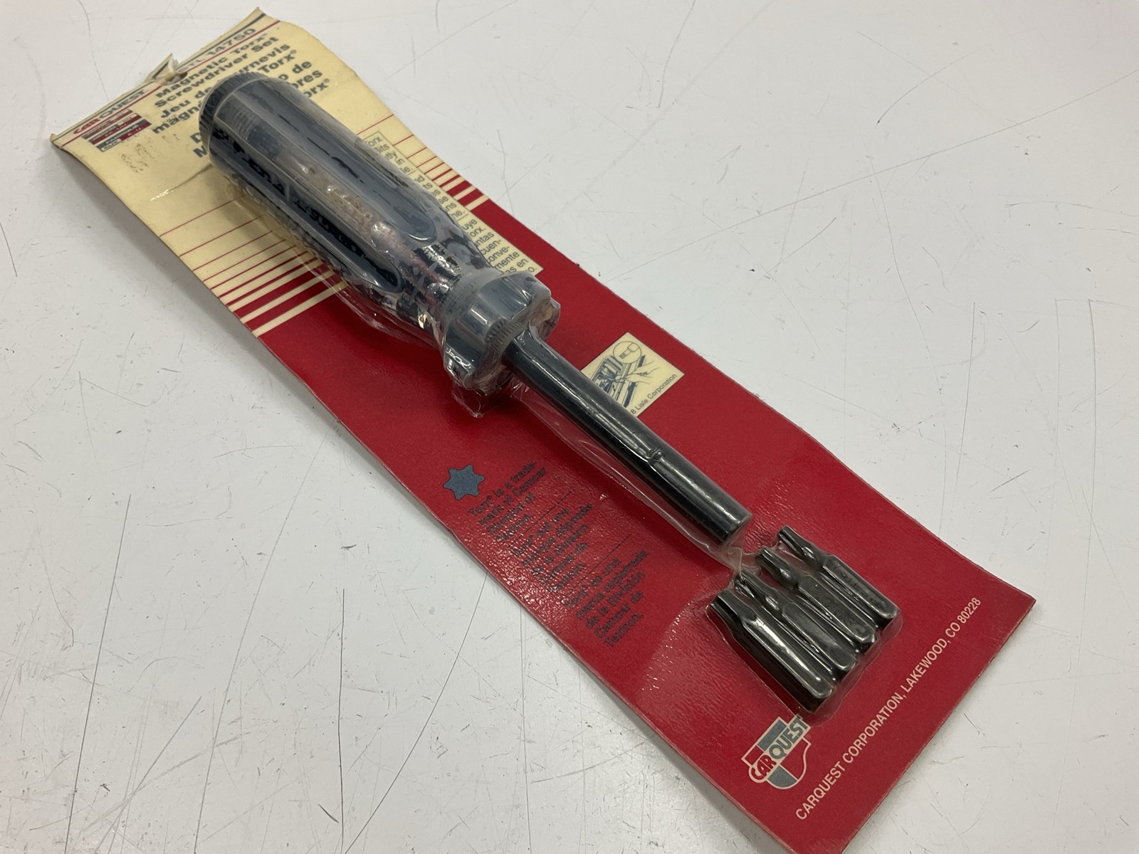 Carquest 14750 Magnetic Torx Screwdriver Set, T-15 T-20 T-25 T-30 Made By Lisle