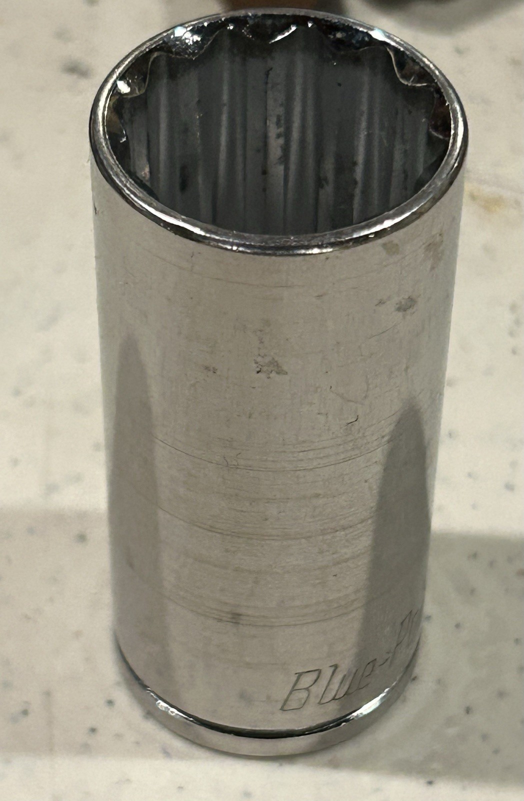 Blue Point Tools BLPL3878 7/8″ SAE Deep Socket 3/8″ Drive 12 Point Chrome