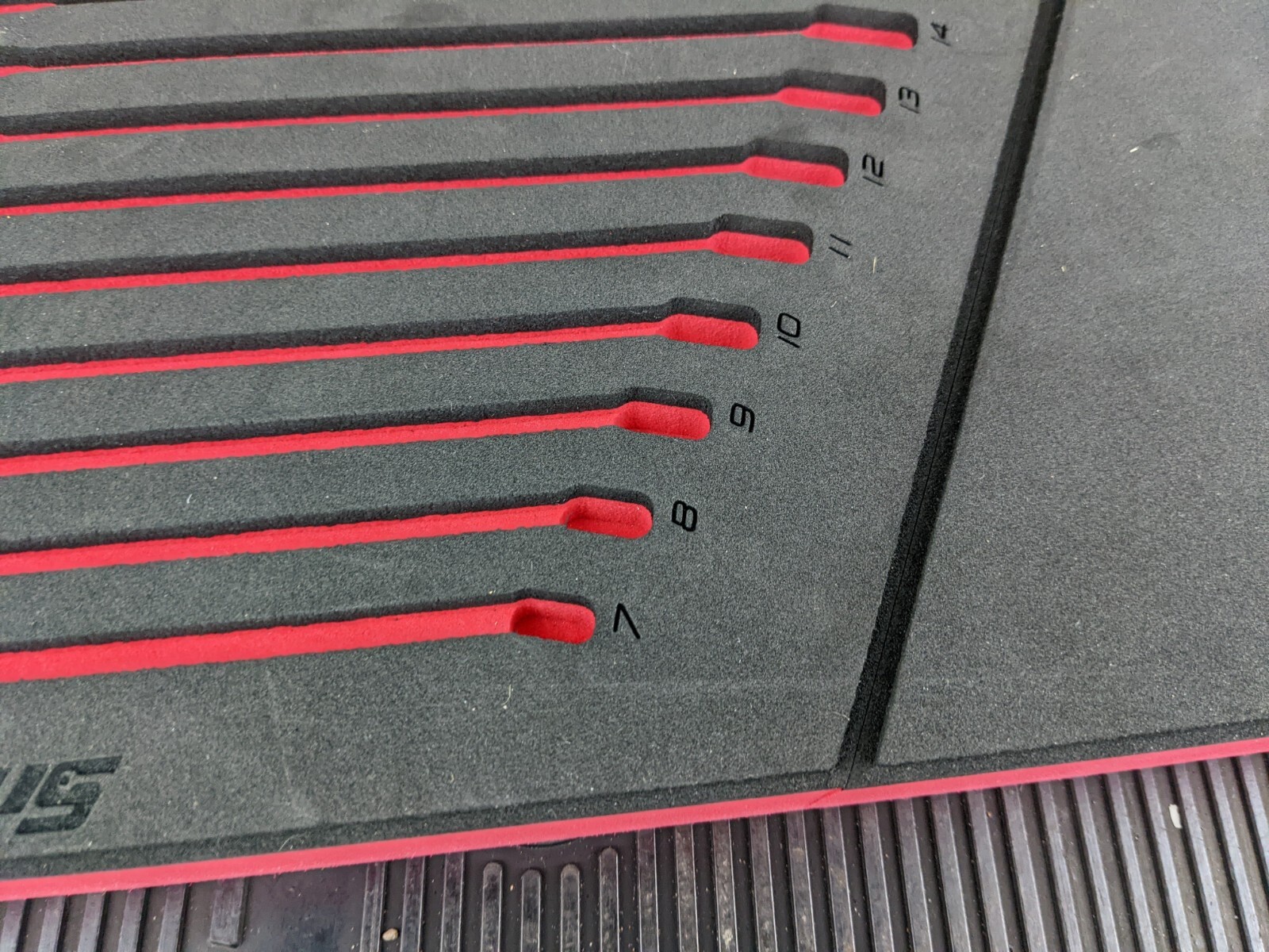 #aq378 New Snap On FMWR01BR Foam Tray For 7-19mm Wrench Set NO TOOLS